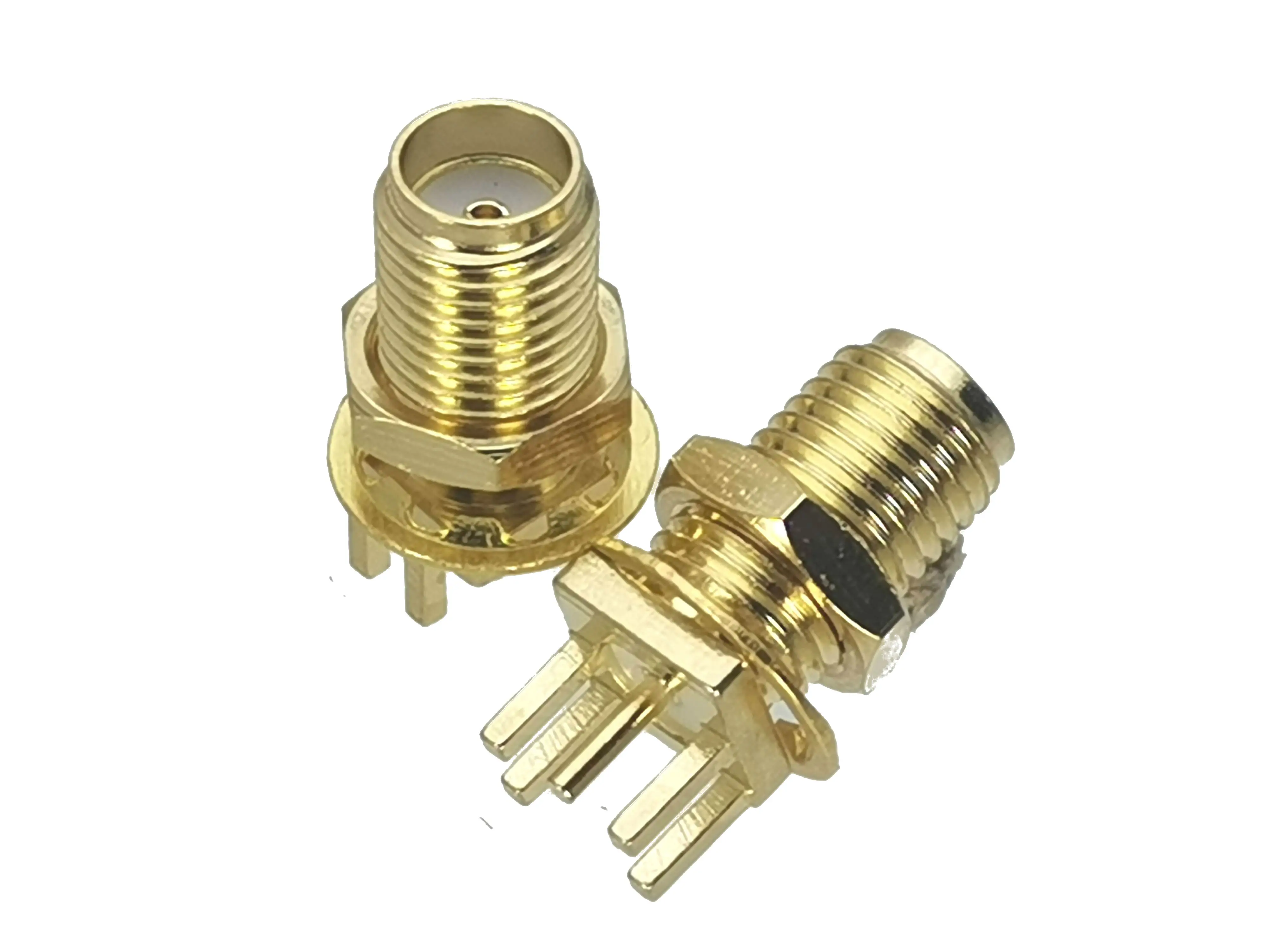 10 шт. разъем SMA гнездо гайка с выпуклой головкой припой зажим для печатной платы