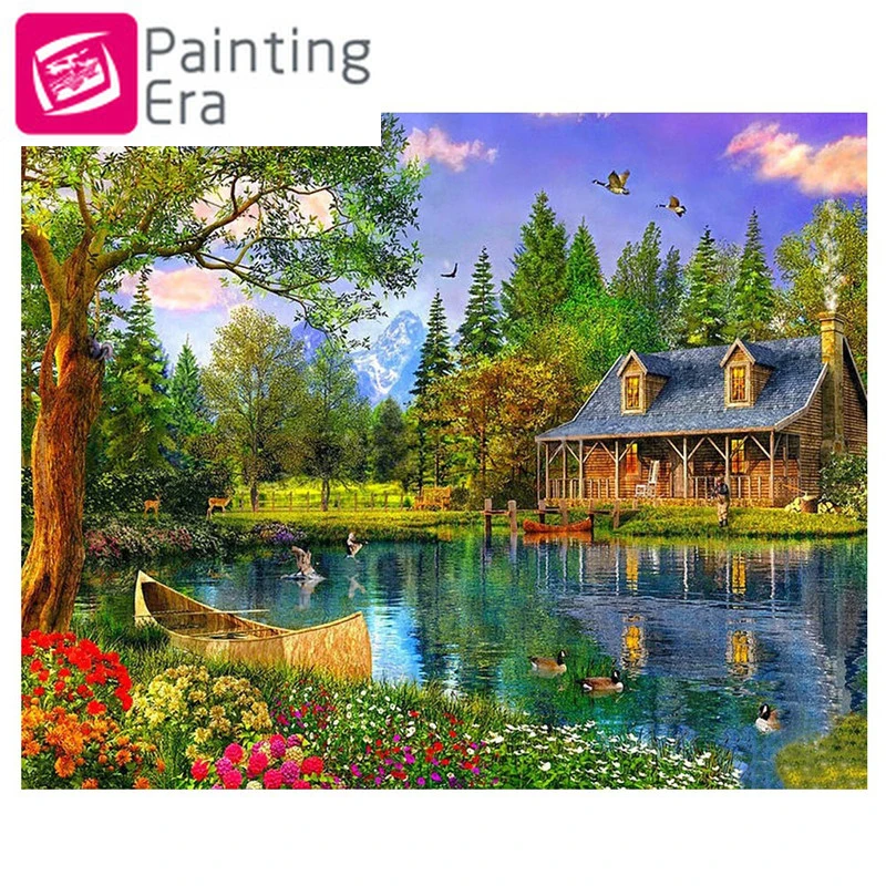 2020 Эра дерево Алмазная вышивка сценический крест полная круглая картина мозаика