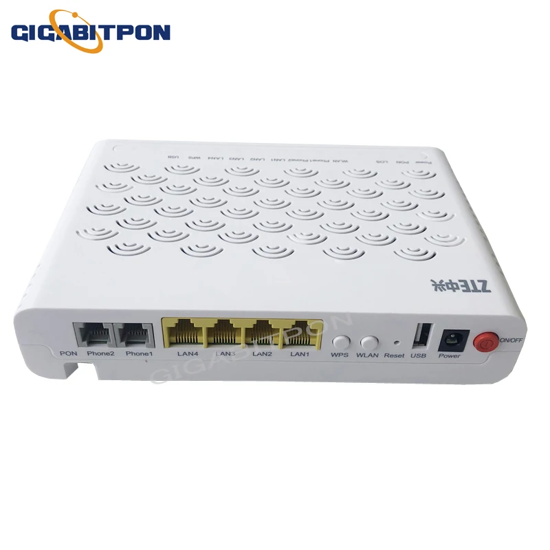 ZTE F660 V5.0 GPON ONU 4FE + беспроводной Wi-Fi USB TEL модем волоконно-оптический маршрутизатор с