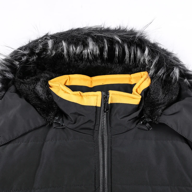 Мужская зимняя брендовая Повседневная теплая Толстая водонепроницаемая куртка