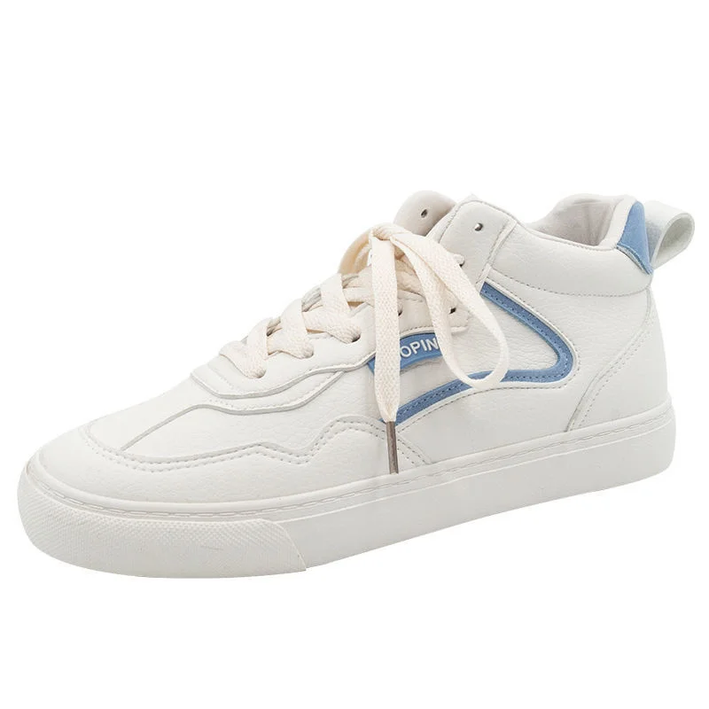 

Korean Board Shoes Student Lacae-up Little White Sports Shoes Women Fashion Flat Casual Shoes Sneakers Women