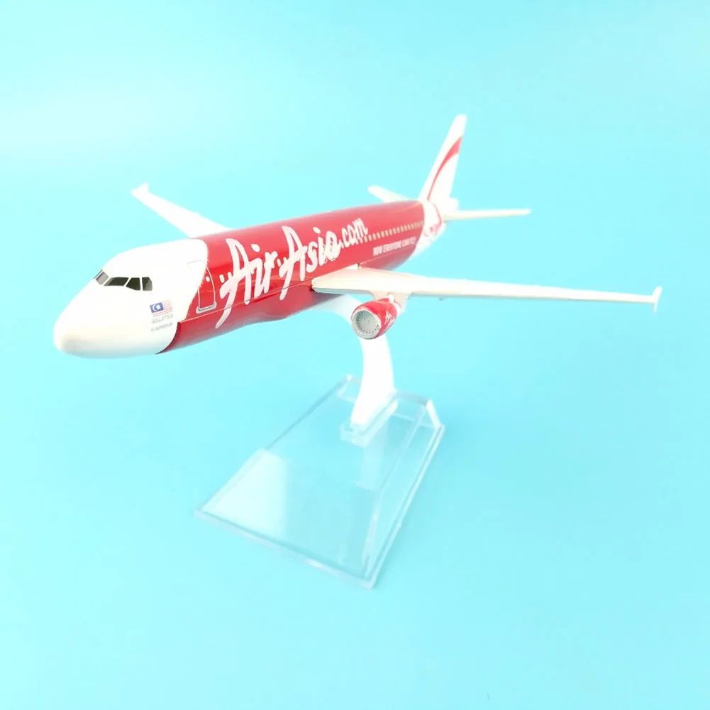 1/400 Air Asia A320 сплав самолет Коллекция Модель 16 см Металл самолета строительные