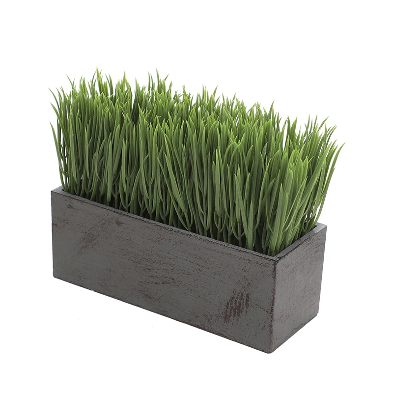 

Имитация травы пшеницы, ростки бобов, саженцы пшеницы, украшение для дома, гостиной, украшение из искусственной травы в горшках
