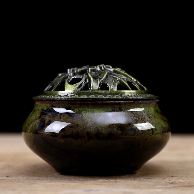 Керамическая курильница Celadon домашняя посуда Будды ароматерапия сандаловое