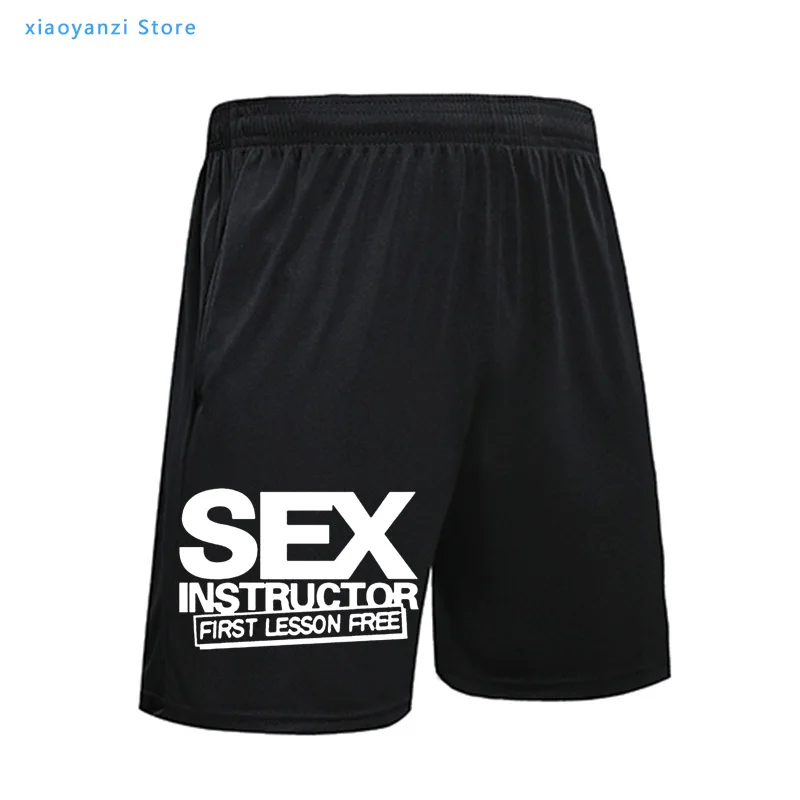 

Мужские шорты для инструктора по сексу, забавные Креативные мужские шорты, новинка 2020, повседневные летние быстросохнущие крутые короткие ...