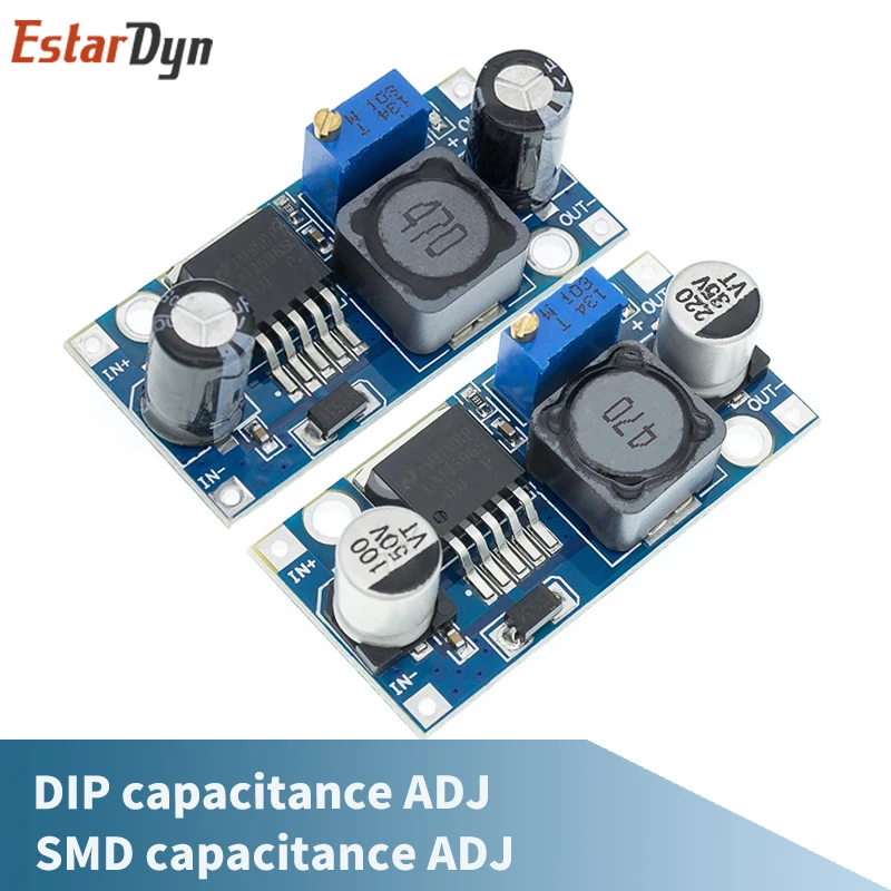 

Регулируемый модуль регулятора DC-DC LM2596 LM2596S, устройство 3A, вход 4 В-35 В, выход 1,23 в-30 в, модуль понижающего блока питания постоянного тока