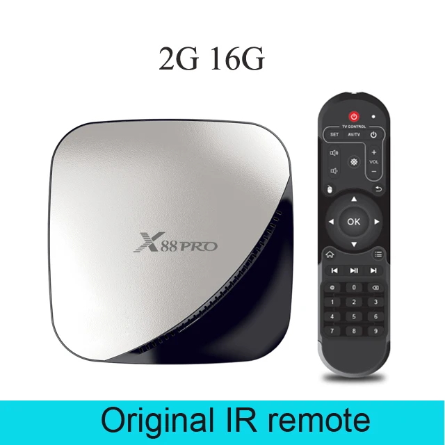 ТВ-приставка android 9,0 X88PRO Rockchip 2 Гб 4G 16 ГБ 32 ГБ 64 ГБ Android tv box 5,0G WiFi 4K 3D Android box x96 max Испания smart tv box - Цвет: 2gb 16gb