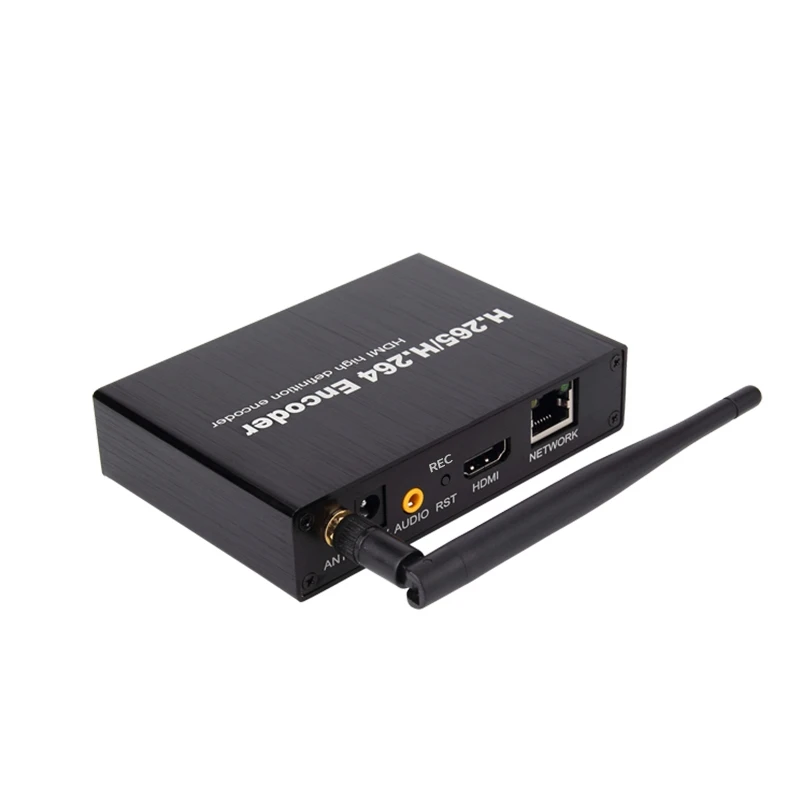

H.265 H.264 HDMI Video Audio Wifi Encoder Network TV TF Storage HDMI Encoder H.265 for Live Streaming Broadcast(EU Plug)