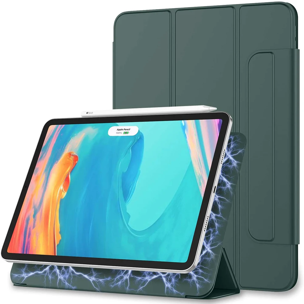 

Чехол-подставка для 10,9 ipad Air 4/New 2021 iPad Pro 11/ipad Pro 2018/2020, магнитное крепление, защитный чехол с режимом сна/пробуждения