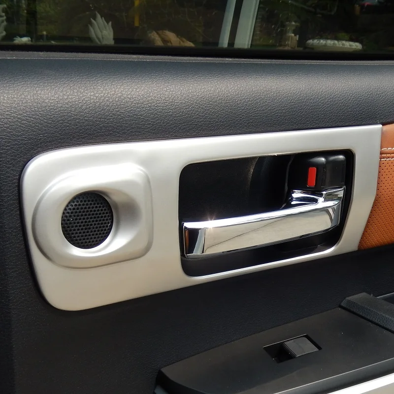 Хромированные накладки на внутренние ручки открывания дверей из нержавеющей