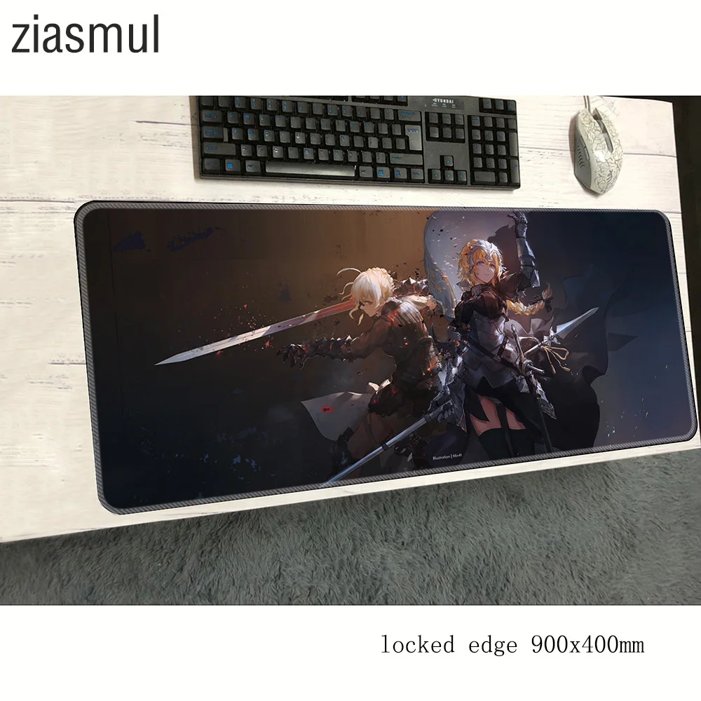 

Saber Alter mouse pad 900x400x3mm stay night mousepads best gaming mousepad gamer fate large best mouse pads keyboard pc pad
