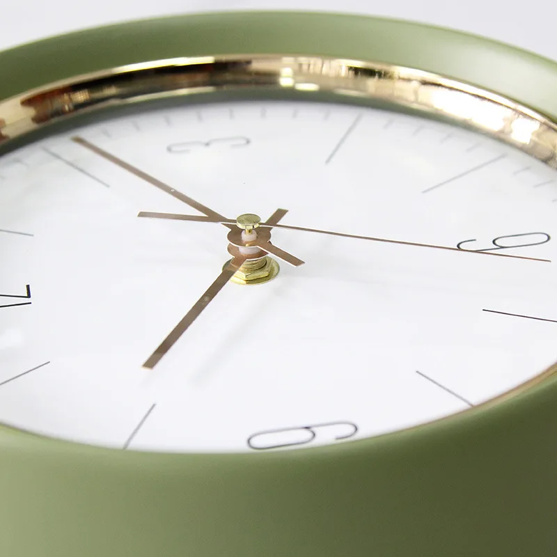 Настенные часы в скандинавском стиле SC545 зеленые 3d-часы с современным дизайном