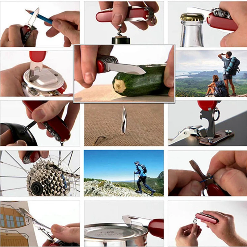 Швейцарский складной армейский нож для повседневного использования карманный