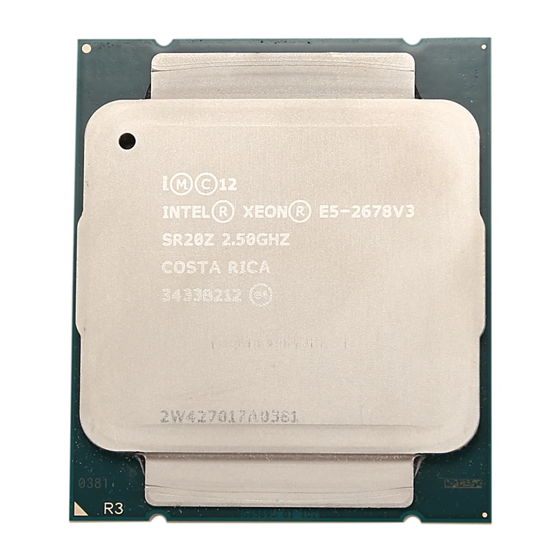 X99 LGA2011-V3 материнская плата комбинированный набор с процессором E5 2678V3 4X16GB 64GB DDR3 ram 4-Ch 1866Mhz REG ECC NGFF M.2 SSD слот
