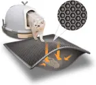 Коврик для кошачьего туалета, водонепроницаемый двухслойный коврик из ЭВА для сбора мусора от туалета питомца, кровать для чистки дома