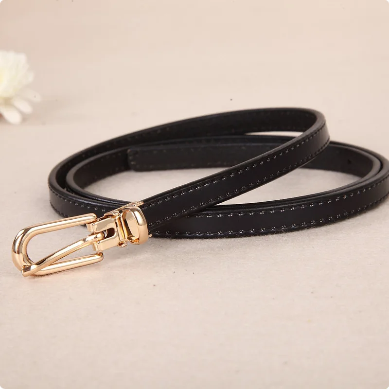

New Fashion Trend Ladies Belt Leather Casual Belt Korean Version Of All-match Solid Color Jeans Belt