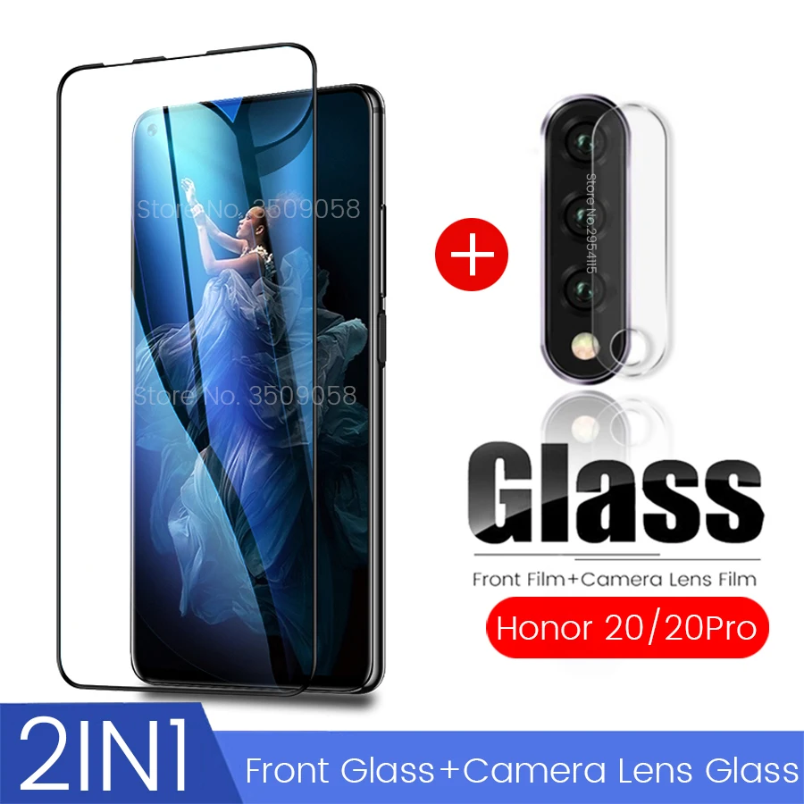 Защитное стекло 2 в 1 для камеры honor20 huawei honor 20 pro зеркальная фотопленка экрана 6 26
