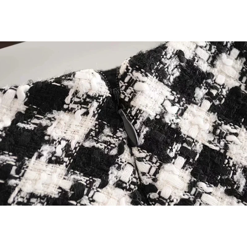 Новые винтажные Женские клетчатые мини юбки 2019 зимние женские модные короткая