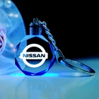 Брелок для ключей с лазерной гравировкой, Модный светодиодный светильник для ключей с логотипом NISSAN, машины, мотоцикла, K9