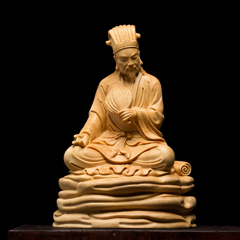 12 см Zhuge Liang фигурки трех царств Конг Мин скульптура китайская историческая
