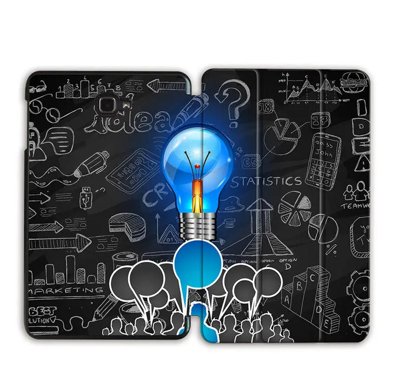 SS11 MTT для samsung Galaxy Tab A A6 10,1 дюймов Чехол SM-T580 T585 Магнитный откидной Чехол-подставка Тонкий чехол из полиуретановой кожи для планшета Fundas - Цвет: SS11