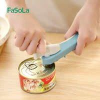fasola professional handheld manual stainless steel can opner side cut jar opener kitchen tools multi function accessories