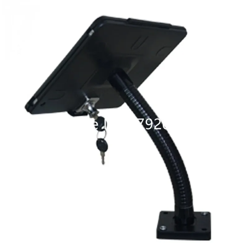 gooseneck for ipad metal case screw fix on the table or wall commercial display table/wall swiveling 9.7 tablet mount holder | Компьютеры