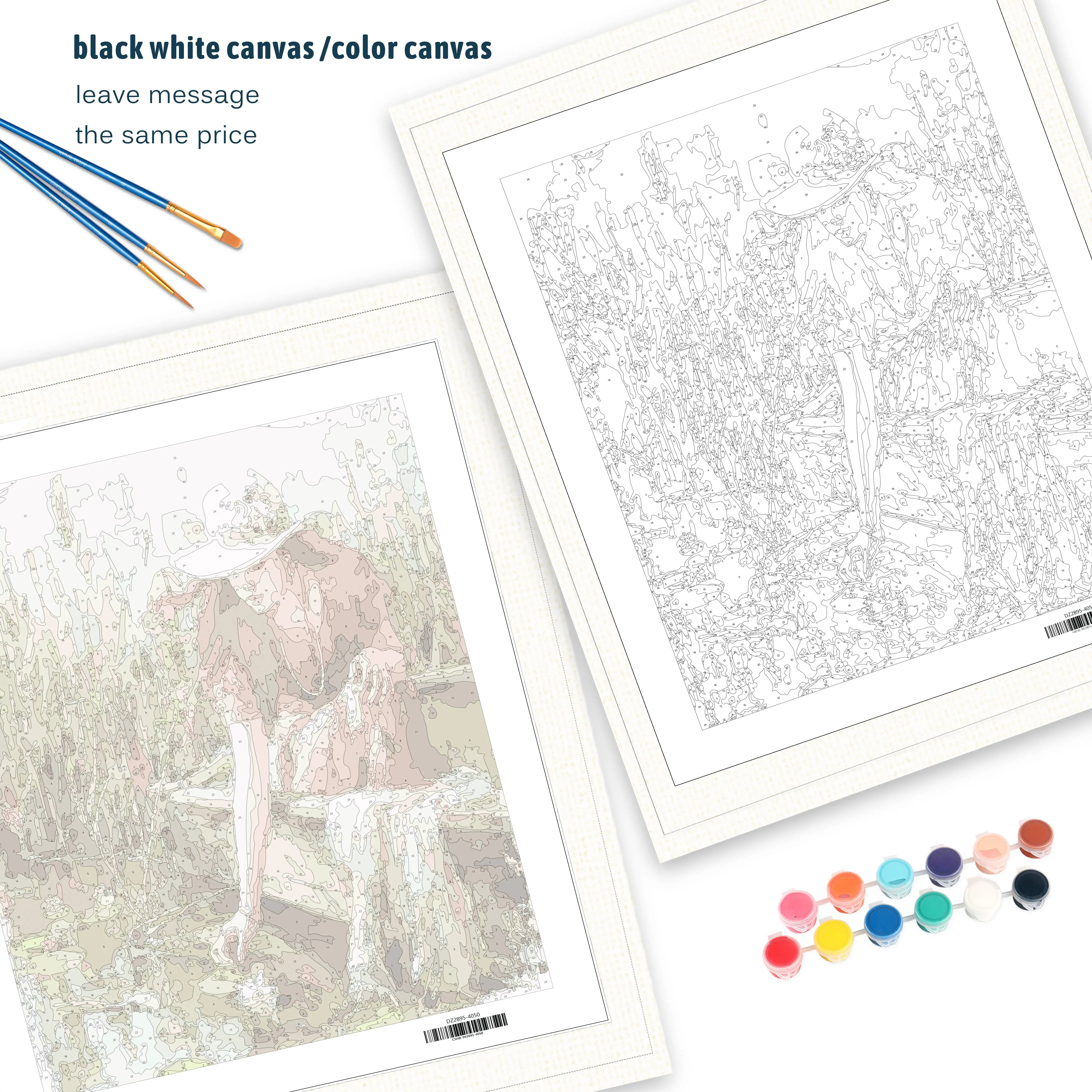 GATYZTORY фреймовая картина сделай сам цифровая Набор для рисования по номерам