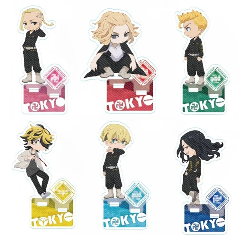

Tokyo Swastika Avengers Acrylic Stand Anime Peripheral Cute Cartoon Characters Q Version Decoration