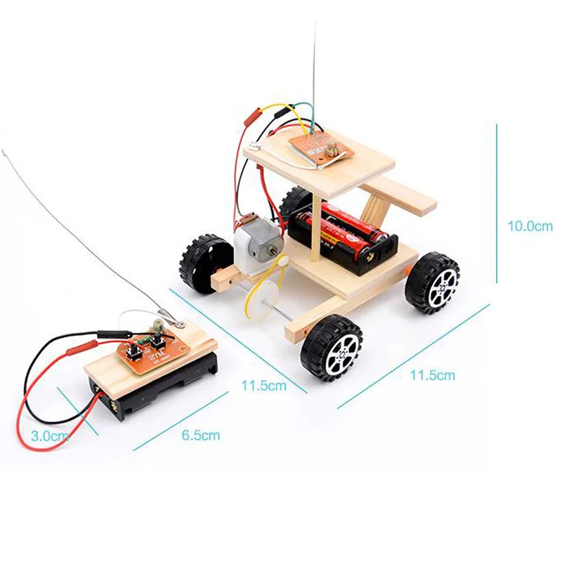 Набор стеблей для школы DIY с дистанционным управлением гоночный автомобиль