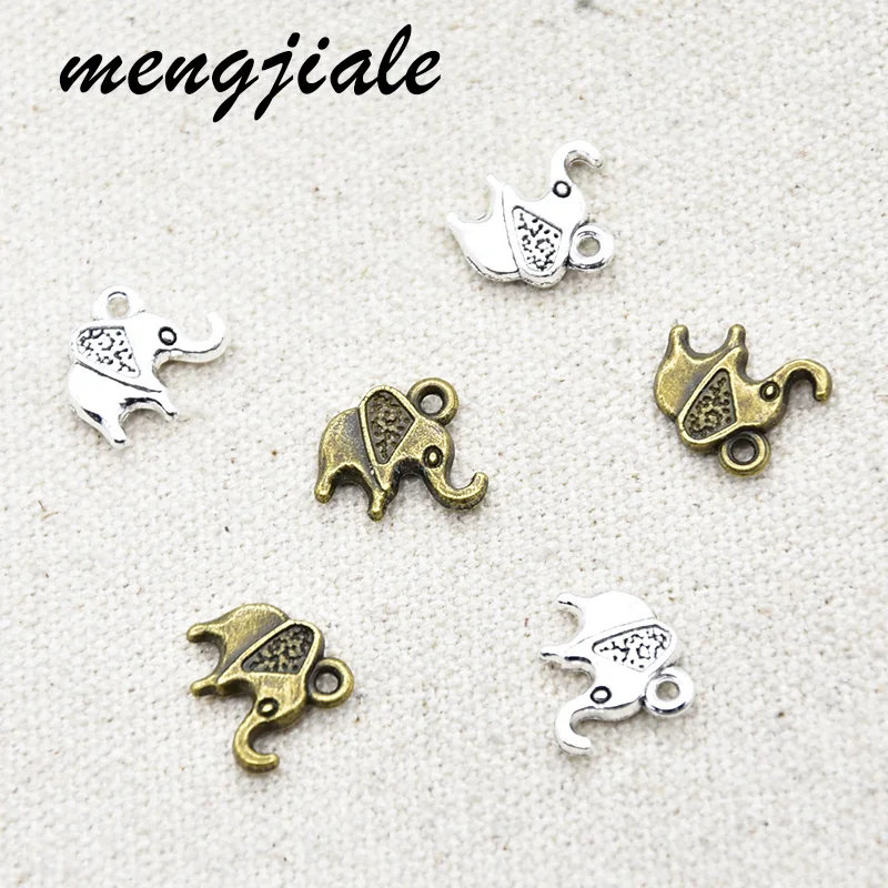 25 шт. Оптовая продажа Детское нижнее белье из двух Цвет мини амулеты в виде слона