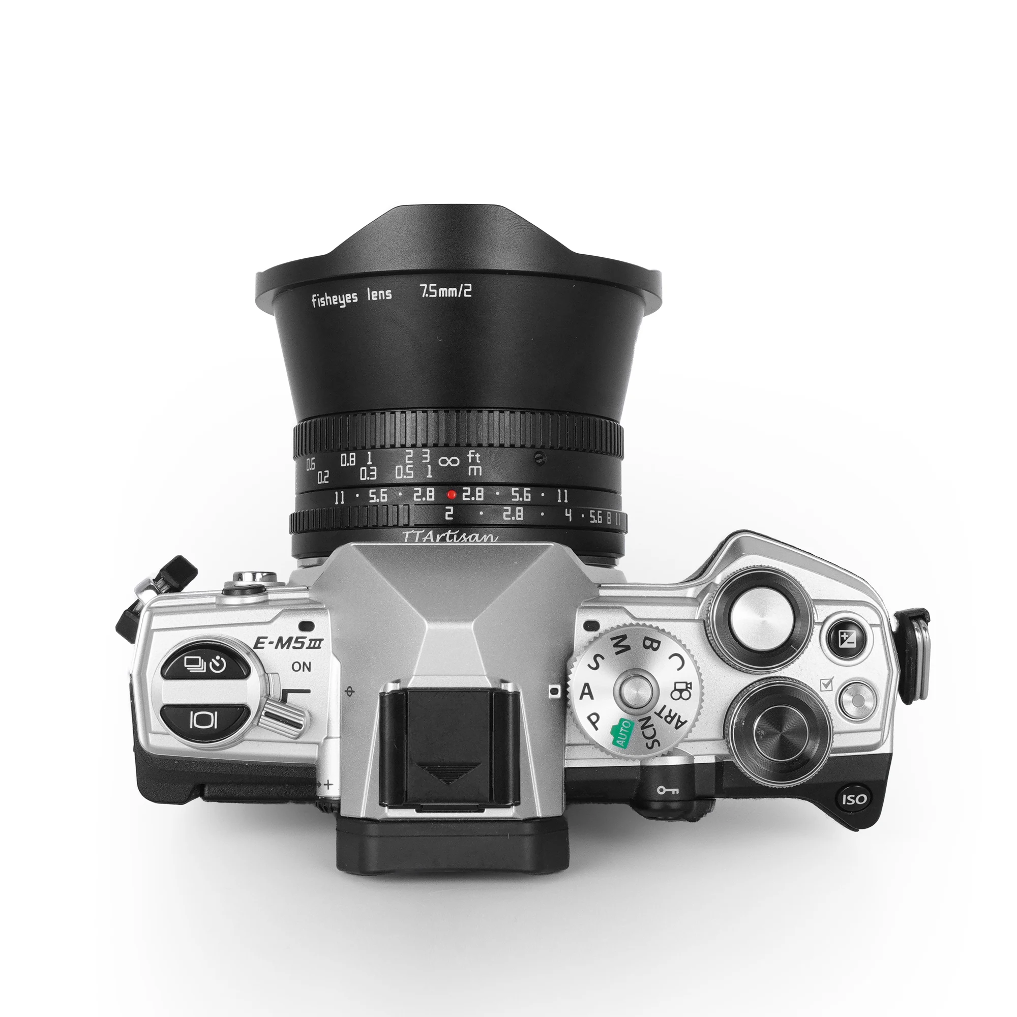 TTArtisan 7 5 мм F2 APS-C Рыбий глаз объектив Ручной фокус для M43 Mount Olympus Panasonic Micro Camera G5 GX7 GX8