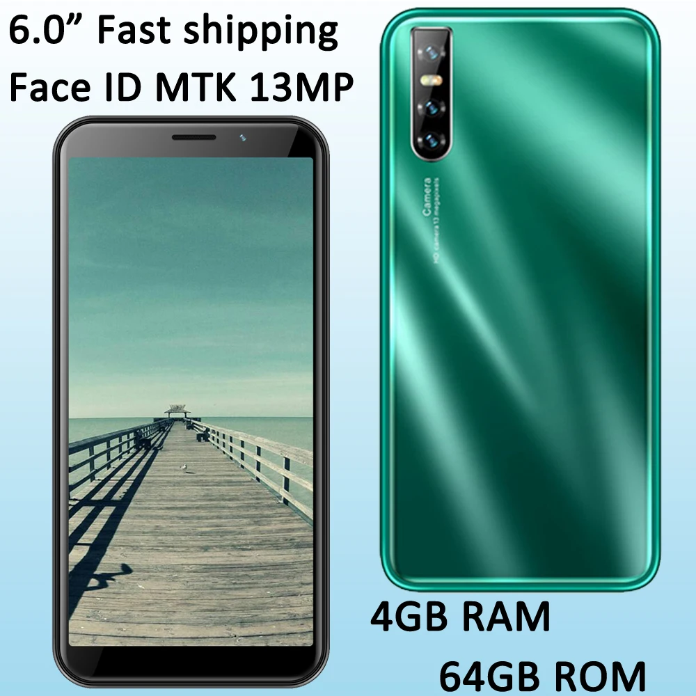 Смартфон Note11 экран 6 0 дюйма четырёхъядерный процессор 13 МП Android глобальная версия