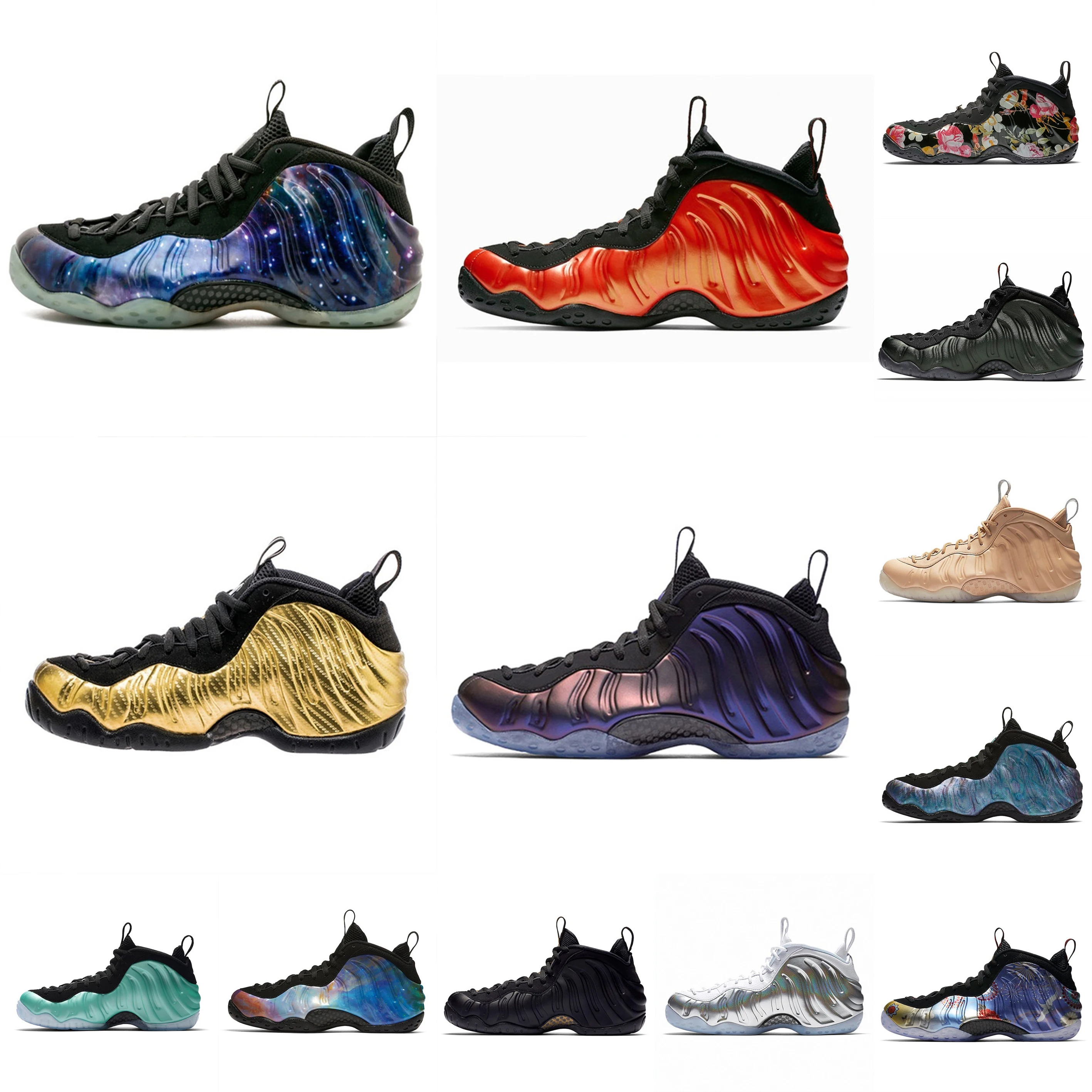 

Hot Sale Penny Hardaway Mens Basketball Shoes Foam One Shattered Air Foamposite Men Sneakers Sports Trainers 40-47