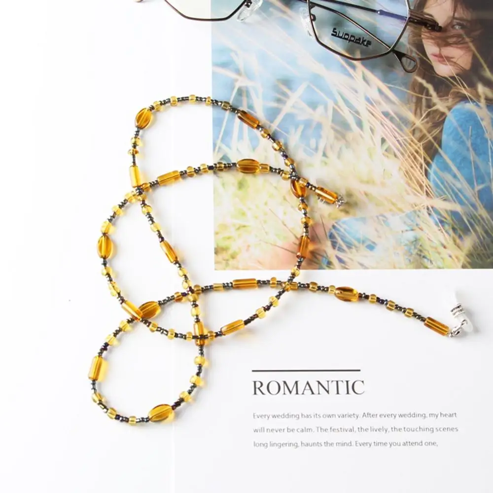 HOT Resin Small Beads Sunglasses Chain Women Sexy For Chic Eyeglasses Reading Glasses Rope Cord Holder | Аксессуары для одежды
