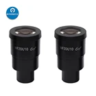 Окуляры Widefield WF10X, WF20X, стереомикроскоп, для бинокулярного тринокулярного микроскопа, 2 шт.