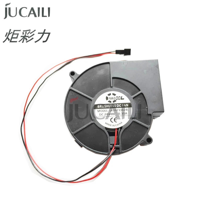 Jucaili printer suction fan DC 24V 0.3A for Allwin Xuli Gongzheng large format brushless paper Blower | Компьютеры и офис