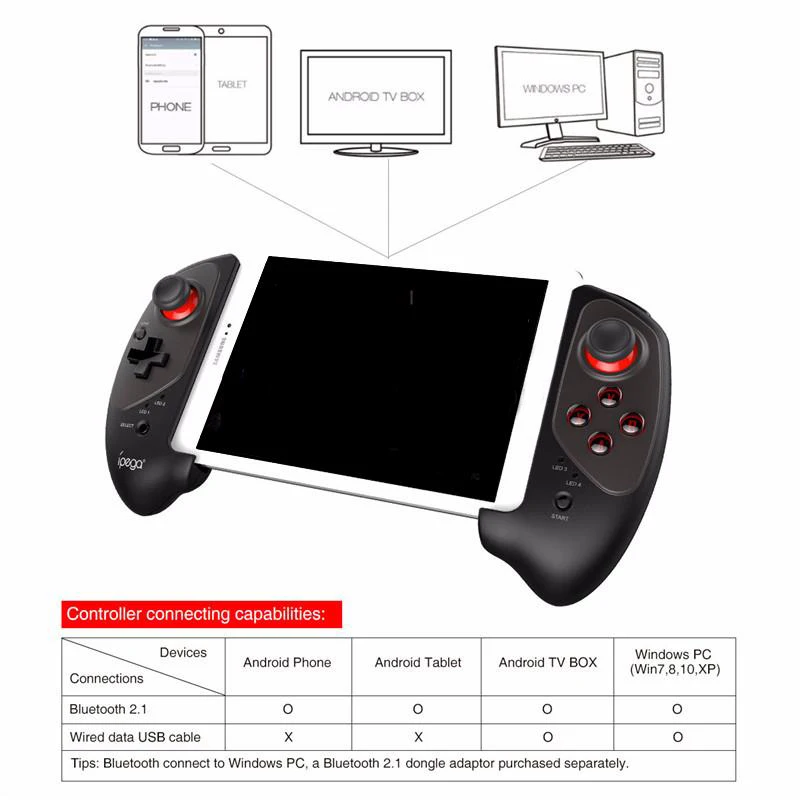 Беспроводный Телескопический игровой контроллер PG-9083 PG 9083 Bluetooth 3 0 для Android/ iOS