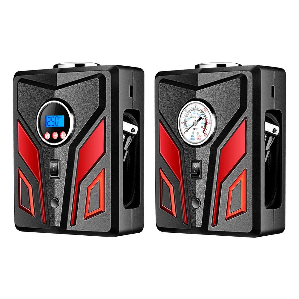 

Автомобильный воздушный компрессор, 120 Вт, 12 В постоянного тока, цифровой насос для накачивания шин, электрический инструмент для накачиван...