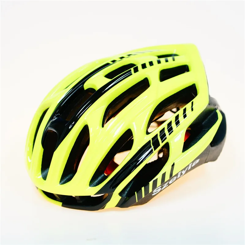 SZ green blk Мужской велосипедный шлем Szelyia Scohiro, велосипедный шлем Mtb, шлем для горного велосипеда, Литой Сверхлегкий шлем Ciclismo, велосипедный шлем 54-61 см - Цвет: SZ green blk