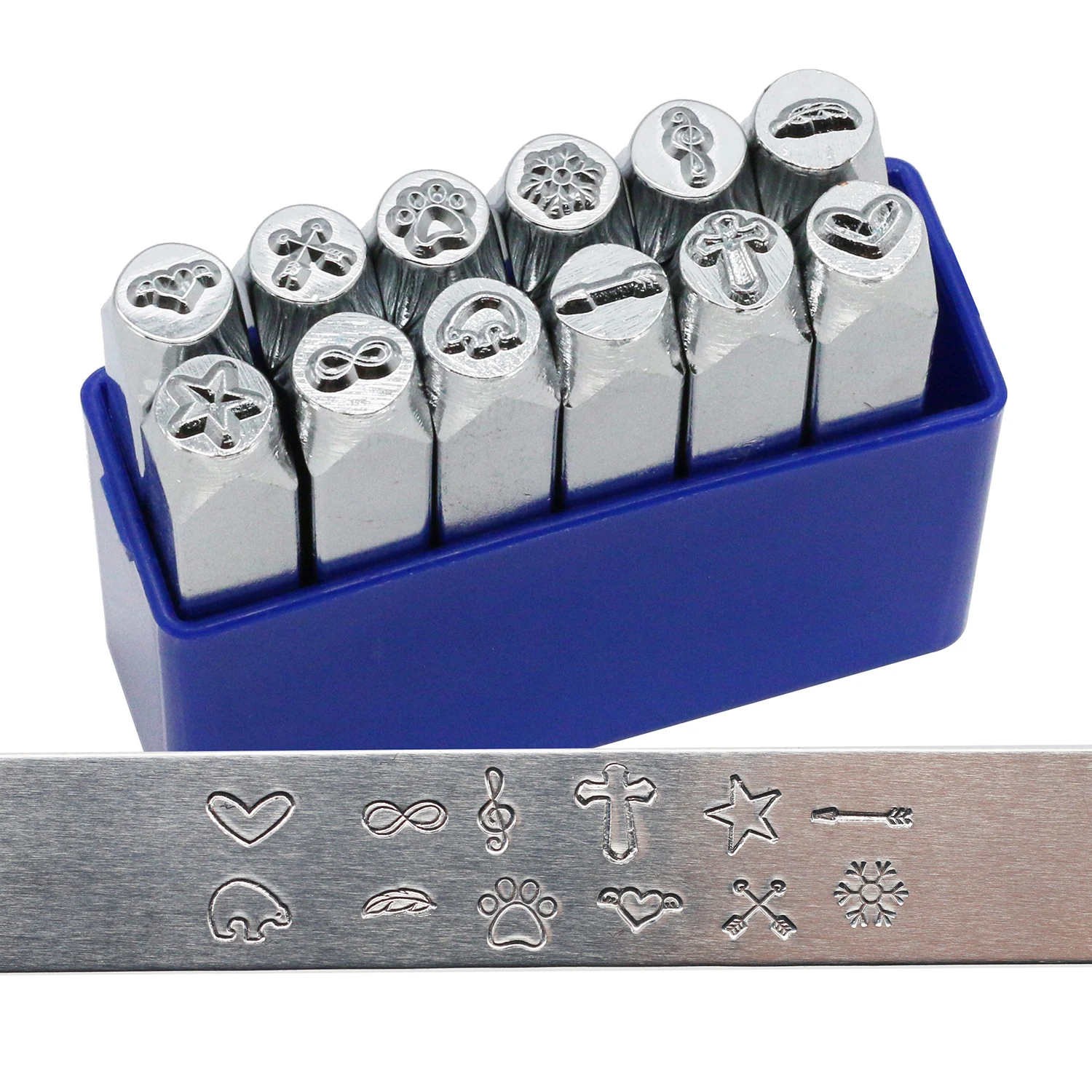 Набор инструментов для штамповки ювелирных изделий с буквами и цифрами 3