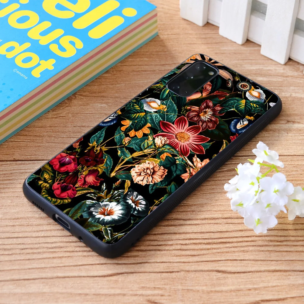 

For Samsung Galaxy NIGHT-GARDEN-XXIV Soft TPU border Samsung Galaxy Case