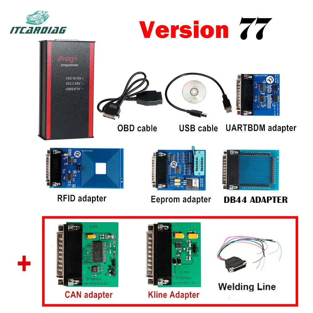 V77 Iprog + Pro программист поддержка IMMO коррекция пробега сброс подушки безопасности