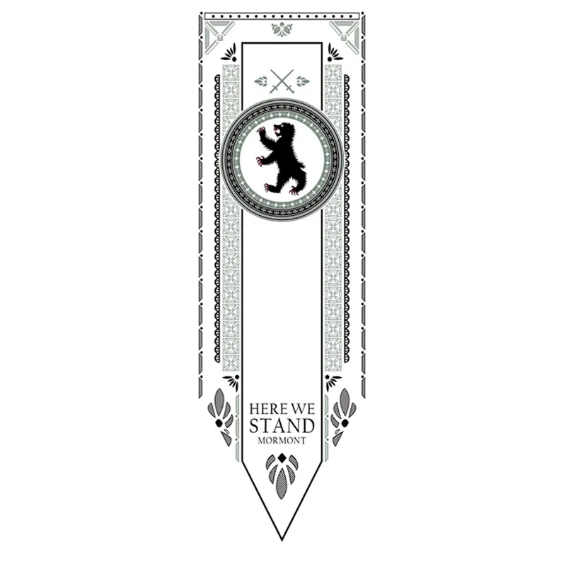 Movie Game of Thrones Cosplay Prop Accessory Stark Family Banner Decorative Flag A Song Ice and Fire Throne |