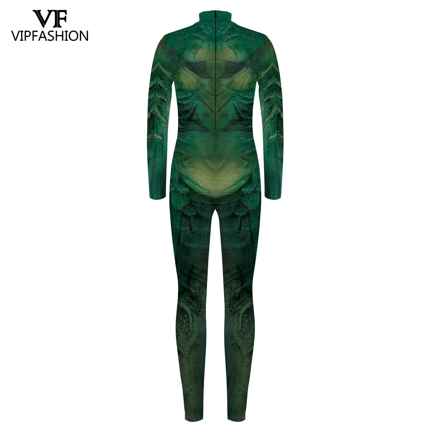 VIP Модный с принтом черепа Карнавальный костюм боди комбинезон для Хэллоуина