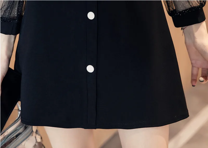 

BacklakeGirls Wonen Vestidos Sequins Sexy New 2020 Summer Cocktail Dresses Black Retro Elegant Party Dress