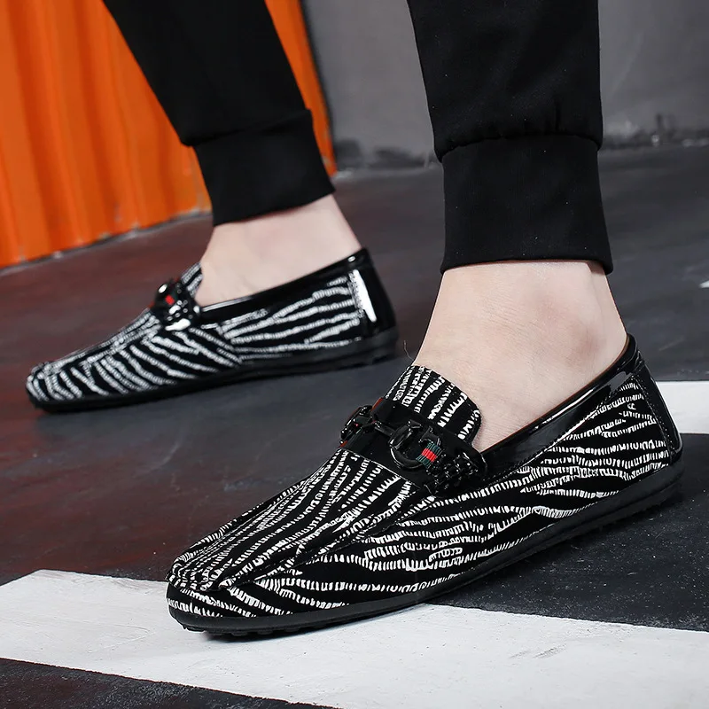 Luxury Brand Spring Summer Men's Loafers Casual Shoes Men Breathable Slip-On Italian Soft Driving Mocassin Homme 1.8a | Обувь