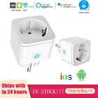 Умная розетка с таймером и голосовым управлением, 16 А, 1 шт.