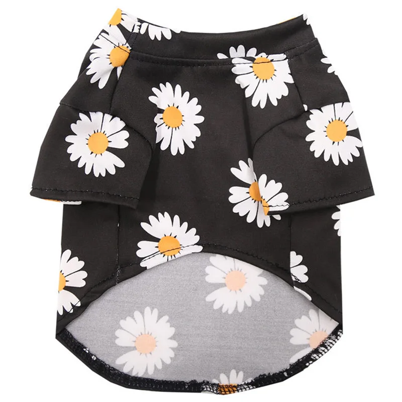 Одежда для домашних животных на весну и лето новый стиль футболка с коротким