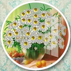 Сделай сам с круглой оправой алмазов картина подставки под торт различных форм Стразы Фламинго Цветы гостиная проход коридора стене висит картина